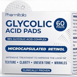 Glycolic Acid Pads - Resurfacing Pads for Face - Exfoliating Peel Pad
